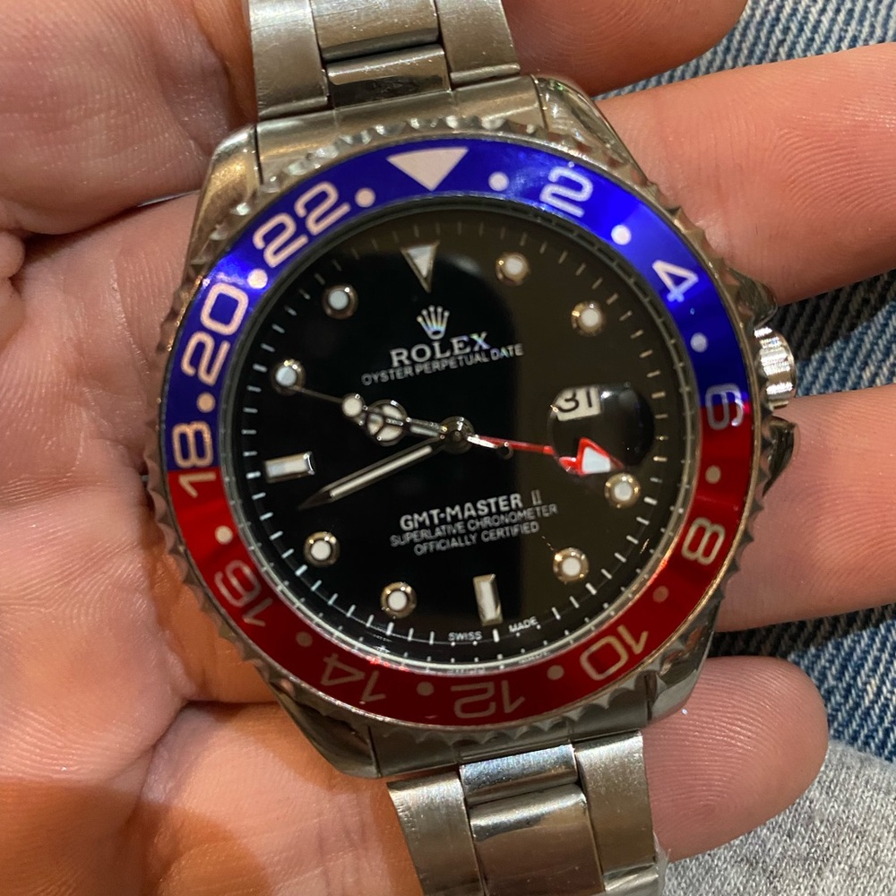 Rep R0lex Gmt Master II Pepsi watch